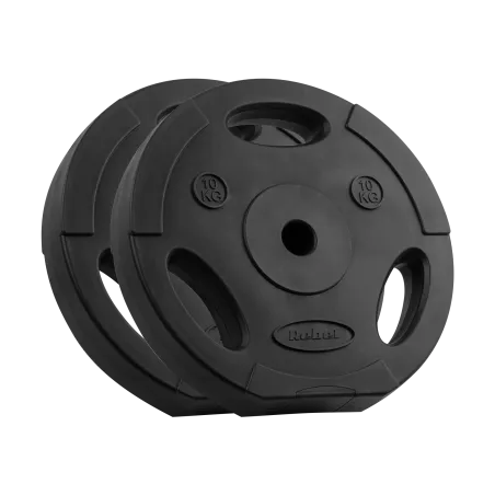 Obciążenie bitumiczne zestaw 2x10kg, otwór 31mm, talerz z uchwytami, REBEL ACTIVE