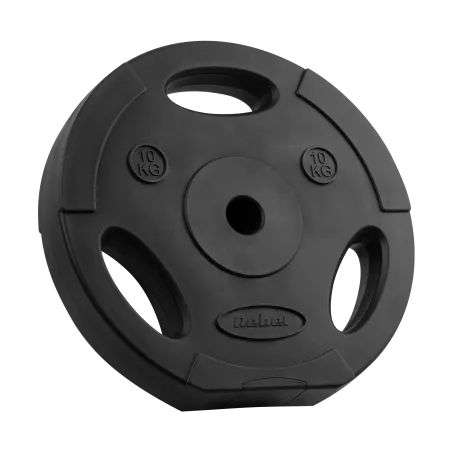 Zestaw obciążeń bitumicznych 2x10kg, otwór 31mm, talerz z uchwytami, REBEL ACTIVE