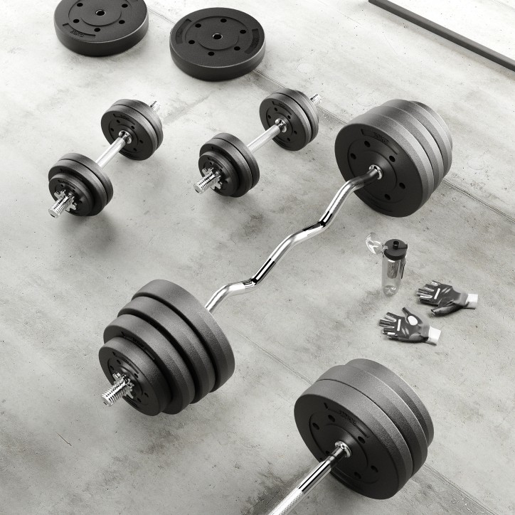 Zestaw obciążeń bitumicznych 2x15kg, otwór 31mm, REBEL ACTIVE Zestaw obciążeń bitumicznych 2x15kg, otwór 31mm, REBEL ACTIVE