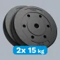 Zestaw obciążeń bitumicznych 2x15kg, otwór 31mm, REBEL ACTIVE