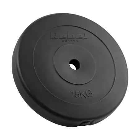 Zestaw obciążeń bitumicznych 2x15kg, otwór 31mm, talerz klasyczny, REBEL ACTIVE