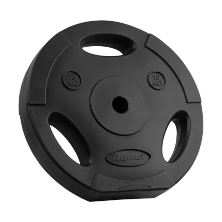 Zestaw obciążeń bitumicznych 2x15kg, otwór 31mm, talerz z uchwytami, REBEL ACTIVE