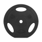Zestaw obciążeń bitumicznych 2x15kg, otwór 31mm, talerz z uchwytami, REBEL ACTIVE