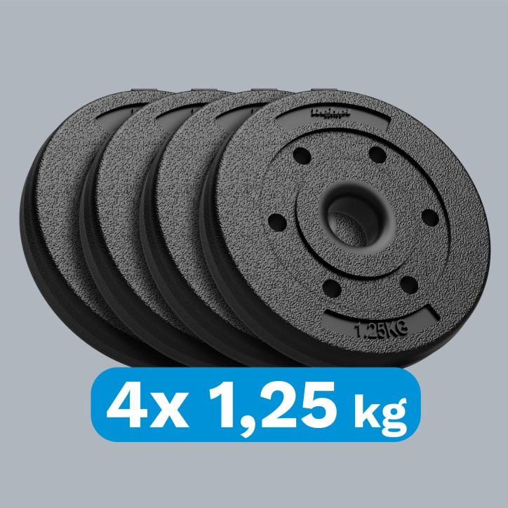 Zestaw obciążeń bitumicznych 4x1.25kg, otwór 31mm, REBEL ACTIVE Zestaw obciążeń bitumicznych 4x1.25kg, otwór 31mm, REBEL ACTIVE