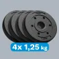 Zestaw obciążeń bitumicznych 4x1.25kg, otwór 31mm, REBEL ACTIVE Zestaw obciążeń bitumicznych 4x1.25kg, otwór 31mm, REBEL ACTIVE