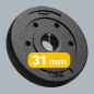 Zestaw obciążeń bitumicznych 4x1.25kg, otwór 31mm, REBEL ACTIVE Zestaw obciążeń bitumicznych 4x1.25kg, otwór 31mm, REBEL ACTIVE