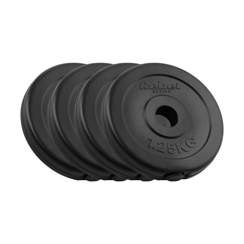 Obciążenie bitumiczne zestaw 4x1.25kg, otwór 31mm, talerz klasyczny, REBEL ACTIVE
