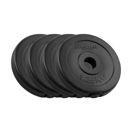 Obciążenie bitumiczne zestaw 4x1.25kg, otwór 31mm, talerz klasyczny, REBEL ACTIVE
