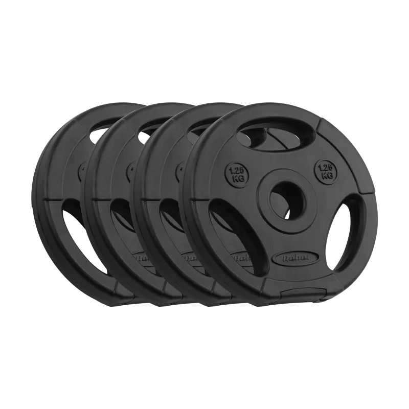 Zestaw obciążeń bitumicznych 4x1.25kg, otwór 31mm, talerz z uchwytami, REBEL ACTIVE