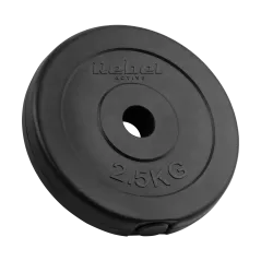 Zestaw obciążeń bitumicznych 4x2.5kg, otwór 31mm, talerz klasyczny, REBEL ACTIVE