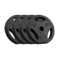 Zestaw obciążeń bitumicznych 4x2.5kg, otwór 31mm, talerz z uchwytami, REBEL ACTIVE Zestaw obciążeń bitumicznych 4x2.5kg, otwór 31mm, talerz z uchwytami, REBEL ACTIVE