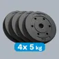 Zestaw obciążeń bitumicznych 4x5kg, otwór 31mm, REBEL ACTIVE Zestaw obciążeń bitumicznych 4x5kg, otwór 31mm, REBEL ACTIVE