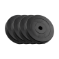 Zestaw obciążeń bitumicznych 4x5kg, otwór 31mm, talerz klasyczny, REBEL ACTIVE Zestaw obciążeń bitumicznych 4x5kg, otwór 31mm, talerz klasyczny, REBEL ACTIVE