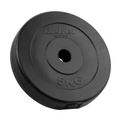 Zestaw obciążeń bitumicznych 4x5kg, otwór 31mm, talerz klasyczny, REBEL ACTIVE