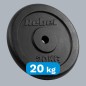 Obciążenie żeliwne 20kg, otwór 31mm, talerz klasyczny, REBEL ACTIVE Obciążenie żeliwne 20kg, otwór 31mm, talerz klasyczny, REBEL ACTIVE