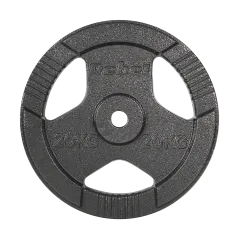 Obciążenie żeliwne 20kg, otwór 31mm, talerz z uchwytami, REBEL ACTIVE