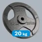 Obciążenie żeliwne 20kg, otwór 31mm, talerz z uchwytami, REBEL ACTIVE Obciążenie żeliwne 20kg, otwór 31mm, talerz z uchwytami, REBEL ACTIVE