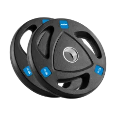 Obciążenie żeliwne olimpijskie gumowane zestaw 2x10kg, otwór 51mm , REBEL ACTIVE