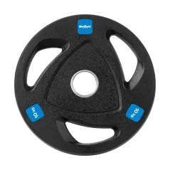 Zestaw obciążeń żeliwnych gumowanych 2x10kg, otwór olimpijski 51mm, REBEL ACTIVE