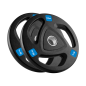 Zestaw obciążeń żeliwnych gumowanych 2x15kg, otwór olimpijski 51mm, REBEL ACTIVE Zestaw obciążeń żeliwnych gumowanych 2x15kg, otwór olimpijski 51mm, REBEL ACTIVE