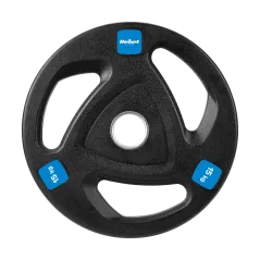 Zestaw obciążeń żeliwnych gumowanych 2x15kg, otwór olimpijski 51mm, REBEL ACTIVE