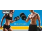 Zestaw obciążeń żeliwnych gumowanych 2x15kg, otwór olimpijski 51mm, REBEL ACTIVE Zestaw obciążeń żeliwnych gumowanych 2x15kg, otwór olimpijski 51mm, REBEL ACTIVE
