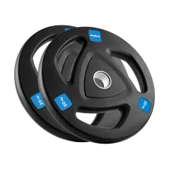 Obciążenie żeliwne olimpijskie gumowane zestaw 2x20kg, otwór 51mm , REBEL ACTIVE