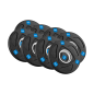 Zestaw obciążeń żeliwnych gumowanych 30kg ( 8x1.25kg + 4x2.5kg + 2x5kg ), otwór olimpijski 51mm, REBEL ACTIVE Zestaw obciążeń żeliwnych gumowanych 30kg ( 8x1.25kg + 4x2.5kg + 2x5kg ), otwór olimpijski 51mm, REBEL ACTIVE