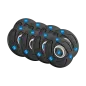 Zestaw obciążeń żeliwnych gumowanych 30kg ( 8x1.25kg + 4x2.5kg + 2x5kg ), otwór olimpijski 51mm, REBEL ACTIVE Zestaw obciążeń żeliwnych gumowanych 30kg ( 8x1.25kg + 4x2.5kg + 2x5kg ), otwór olimpijski 51mm, REBEL ACTIVE