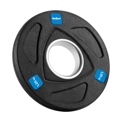 Zestaw obciążeń żeliwnych gumowanych 30kg ( 8x1.25kg + 4x2.5kg + 2x5kg ), otwór olimpijski 51mm, REBEL ACTIVE