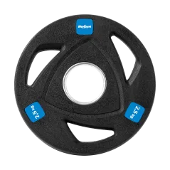 Zestaw obciążeń żeliwnych gumowanych 30kg ( 8x1.25kg + 4x2.5kg + 2x5kg ), otwór olimpijski 51mm, REBEL ACTIVE