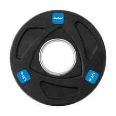 Zestaw obciążeń żeliwnych gumowanych 30kg ( 8x1.25kg + 4x2.5kg + 2x5kg ), otwór olimpijski 51mm, REBEL ACTIVE