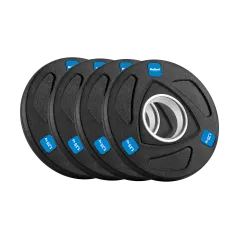 Obciążenie żeliwne olimpijskie gumowane zestaw 4x1.25kg, otwór 51mm , REBEL ACTIVE