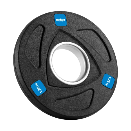 Zestaw obciążeń żeliwnych gumowanych 4x1.25kg, otwór olimpijski 51mm, REBEL ACTIVE
