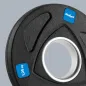 Zestaw obciążeń żeliwnych gumowanych 4x1.25kg, otwór olimpijski 51mm, REBEL ACTIVE Zestaw obciążeń żeliwnych gumowanych 4x1.25kg, otwór olimpijski 51mm, REBEL ACTIVE