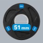 Zestaw obciążeń żeliwnych gumowanych 4x1.25kg, otwór olimpijski 51mm, REBEL ACTIVE Zestaw obciążeń żeliwnych gumowanych 4x1.25kg, otwór olimpijski 51mm, REBEL ACTIVE