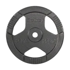 Zestaw obciążeń żeliwnych 2x15kg, otwór 31mm, talerz z uchwytami, REBEL ACTIVE