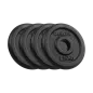Zestaw obciążeń żeliwnych 4x1.25kg, otwór 31mm, talerz klasyczny, REBEL ACTIVE