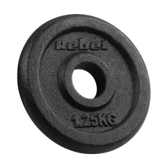 Zestaw obciążeń żeliwnych 4x1.25kg, otwór 31mm, talerz klasyczny, REBEL ACTIVE