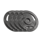 Zestaw obciążeń żeliwnych 4x1.25kg, otwór 31mm, talerz z uchwytami, REBEL ACTIVE