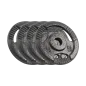 Obciążenie żeliwne zestaw 4x2.5kg, otwór 31mm, talerz z uchwytami, REBEL ACTIVE Obciążenie żeliwne zestaw 4x2.5kg, otwór 31mm, talerz z uchwytami, REBEL ACTIVE