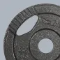 Zestaw obciążeń żeliwnych 4x2.5kg, otwór 31mm, talerz z uchwytami, REBEL ACTIVE Zestaw obciążeń żeliwnych 4x2.5kg, otwór 31mm, talerz z uchwytami, REBEL ACTIVE