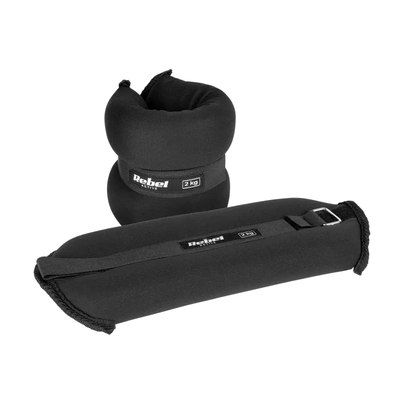 Obciążniki na kostki i nadgarstki 2x2kg, REBEL AVTIVE