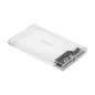 Obudowa dysku 2,5" SATA USB C 3.1 Rebel przeźroczysta