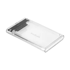 Obudowa dysku 2,5" SATA USB C 3.1 Rebel przeźroczysta