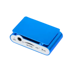 Odtwarzacz MP3 z wyświetlaczem Quer (niebieski)