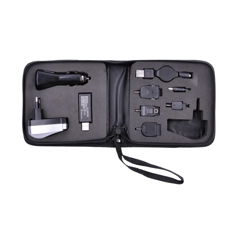 Omega podróżny zestaw ładowarek w portfelu TB-9 Omega podróżny zestaw ładowarek w portfelu TB-9