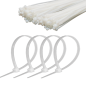 Opaska zaciskowa 2,5 mm/10 cm biała Cabletech 100szt. Opaska zaciskowa 2,5 mm/10 cm biała Cabletech 100szt.