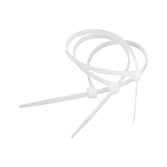 Opaska zaciskowa 2,5 mm/15 cm biała Cabletech 100szt.