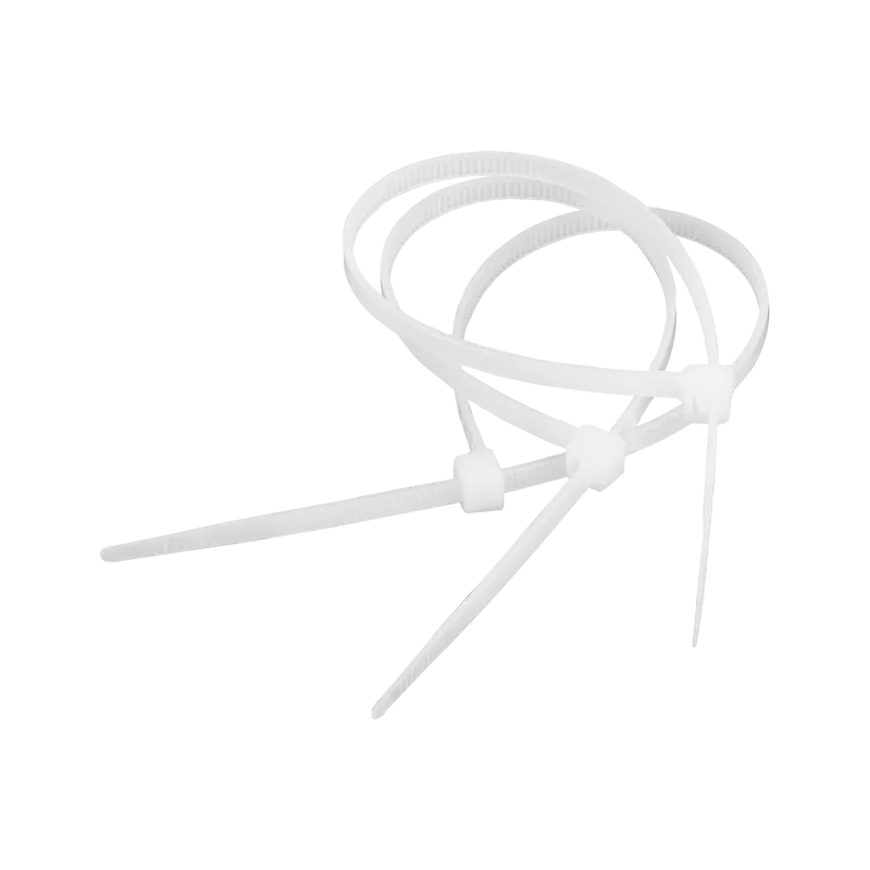 Opaska zaciskowa 4,8 mm/25 cm biała Cabletech 100szt.